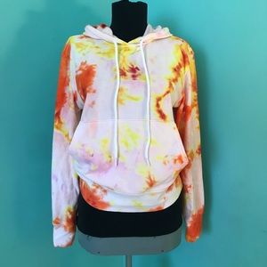 Bright tie dye sweatshirt